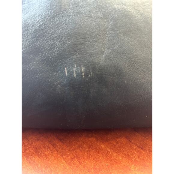 Pre-owned Garrett Leather Toiletry bag (dark blue) - Picture 4 of 9